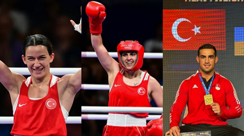 Milli boksörler Busenaz Sürmeneli, Hatice Akbaş ve Emrah Yaşar çeyrek finale yükseldi