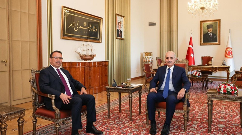 TBMM Başkanı Kurtulmuş, Sayıştay Başkanı Yener'i Ağırladı