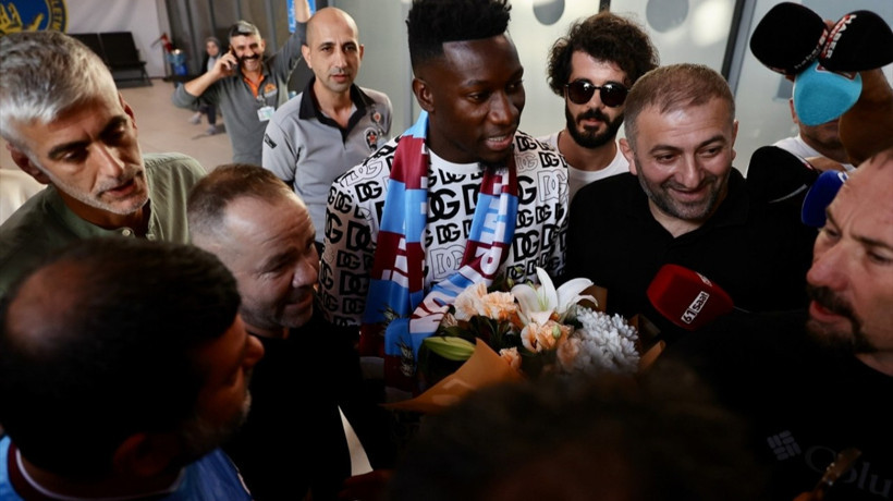 Andre Onana’ya Trabzon’da coşkulu karşılama