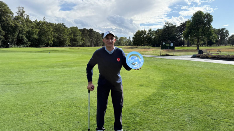 Engelliler Golf Milli Takımı'ndan Mehmet Kazan İngiltere'de şampiyon oldu