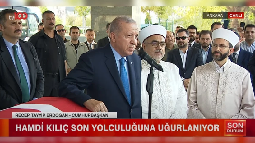 Cumhurbaşkanı Başdanışmanı Hamdi Kılıç'a veda! Erdoğan: "Vasiyetini öğrenince çok duygulandım"