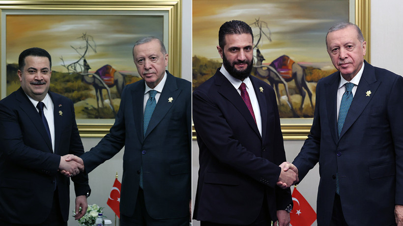 Cumhurbaşkanı Erdoğan'dan Katar'da diplomasi trafiği