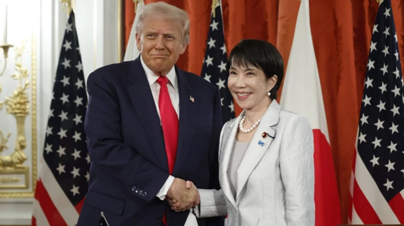 ABD Başkanı Donald Trump, Japonya Başbakanı Takaichi Sanae ile görüştü