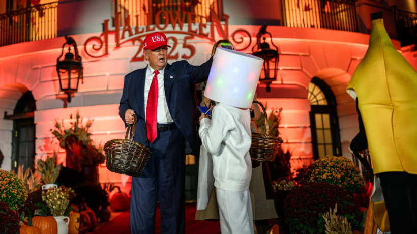 ABD Başkanı Trump, Cadılar Bayramı'nı kutladı