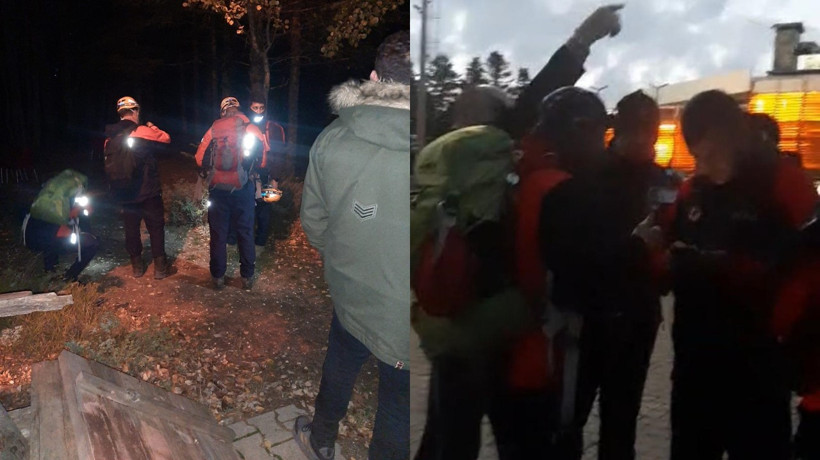Uludağ'da kaybolan 4 gençten saatler sonra güzel haber