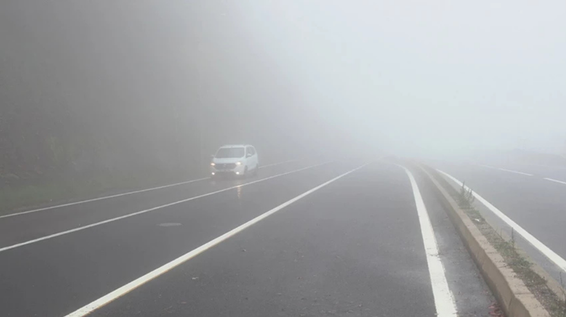 Bolu Dağı'nda sis etkili oluyor