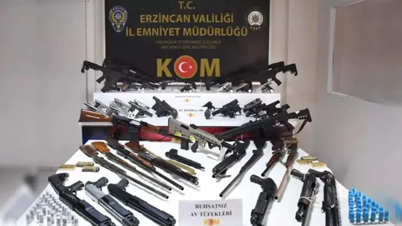 35 ilde silah kaçakçılığı operasyonu