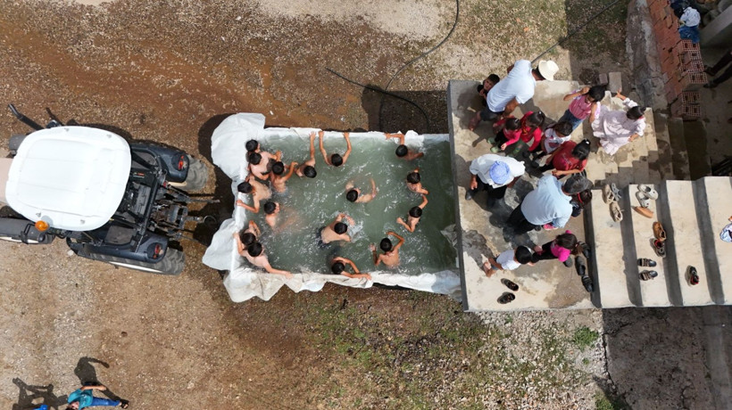Havuz yoksa römork var: Diyarbakır'da yaz neşesi kendi imkanlarıyla geldi - Resim: 5