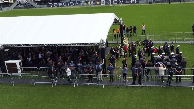 Brezilyalı efsane futbolcu Pele için cenaze töreni düzenlendi - Resim: 15