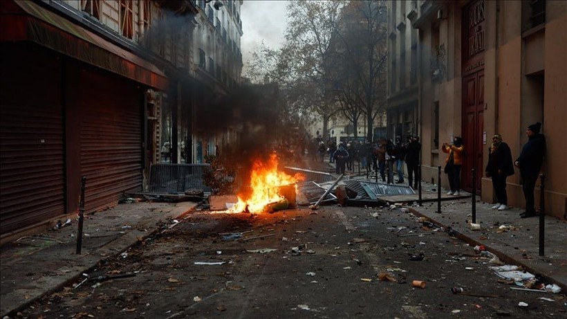 Fransa çizmeyi aştı! France 24 kanalı, Paris'teki saldırıyı "Sözde Kürdistan" haritası ile paylaştı - Resim: 1