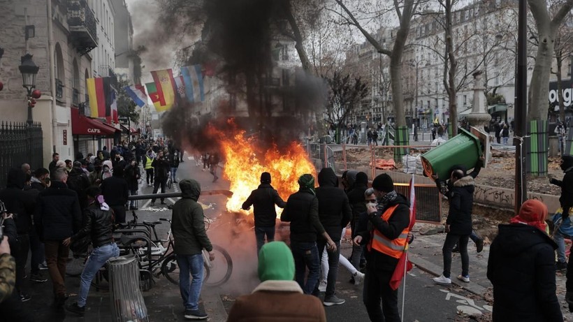 Fransa çizmeyi aştı! France 24 kanalı, Paris'teki saldırıyı "Sözde Kürdistan" haritası ile paylaştı - Resim: 7