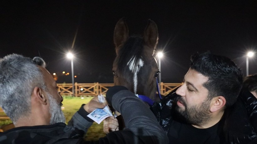 Bu düğünde gelin ve damadı gören şaşıp kalıyor! Önce kına gecesi, sonra davullu zurnalı düğün! Bakın atlara ne taktılar? - Resim: 5