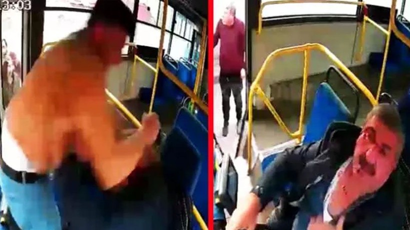 Kocaeli'de otobüs şoförüne canice saldıran şahıs adliyede! Talihsiz sürücü dehşet anlarını anlattı - Resim: 1