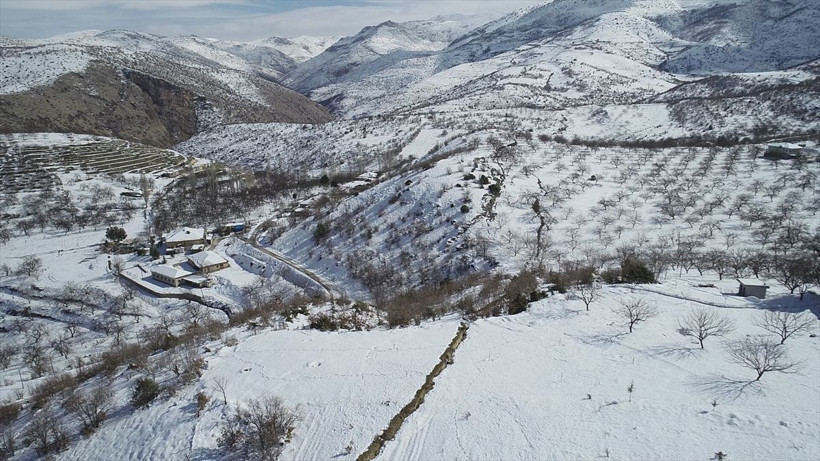 Deprem derin yarıklar oluşturdu! Malatya Doğanşehir kırsalında kayısı bahçeleri 2 metre çöktü - Resim: 16