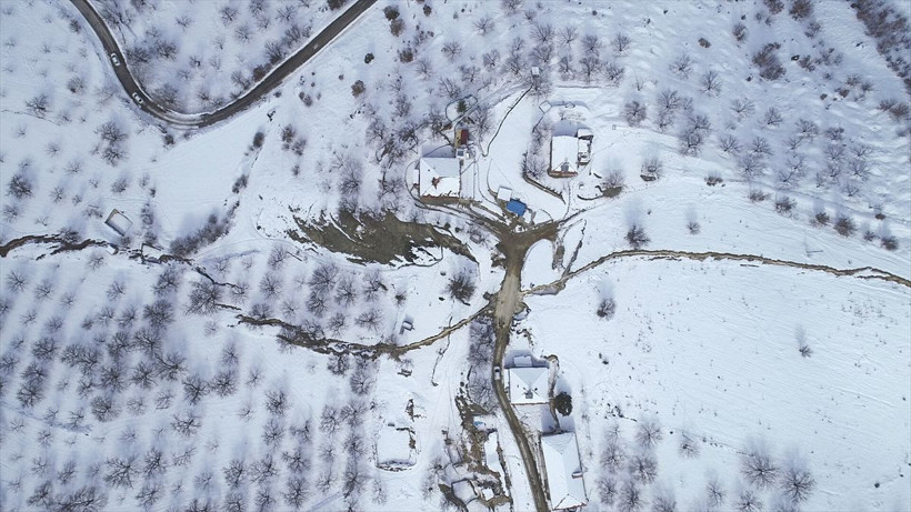 Deprem derin yarıklar oluşturdu! Malatya Doğanşehir kırsalında kayısı bahçeleri 2 metre çöktü - Resim: 4