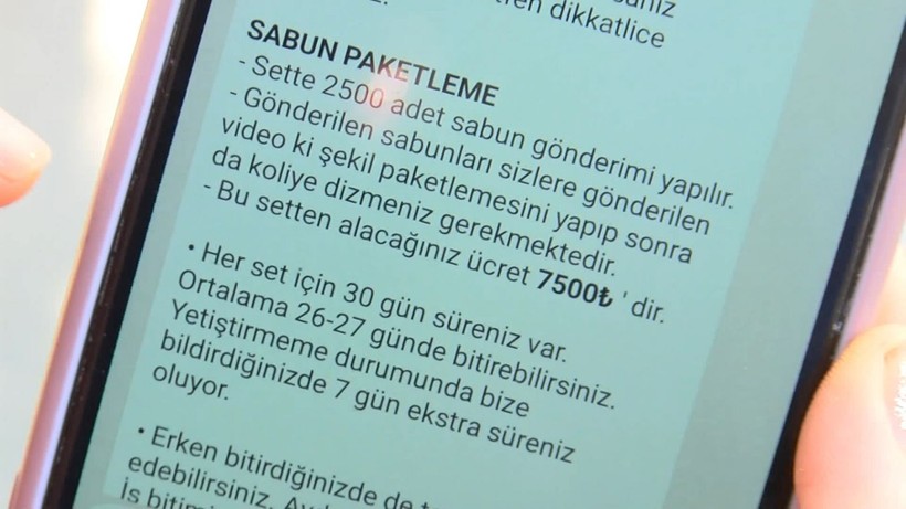 Evden para kazanmak umuduyla sabun paketleme işine girdi, 52 bin lira dolandırıldı - Resim: 5