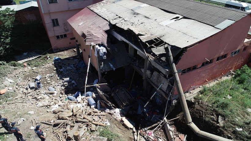Trabzon'da endüstriyel temizlik tesisindeki patlama! 1 kişi öldü - Resim: 6