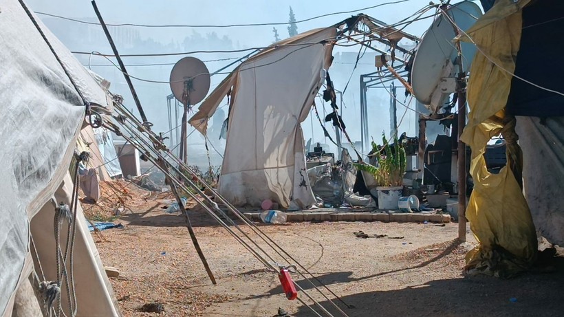Deprem bölgesinde bir felaket daha! Hatay'da depremzedelerin kaldığı onlarca çadır kül oldu - Resim: 6