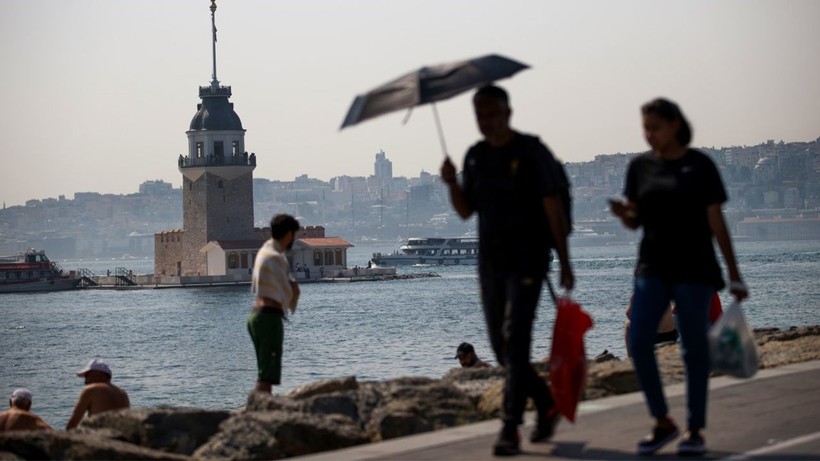 İşte İstanbul'un en sıcak ilçeleri! Sokaklar boş kaldı dışarı çıkan gölgelik aradı - Resim: 1