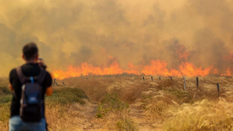 Çanakkale'de yangın sürüyor: 6 köy boşaltılacak - Resim: 13