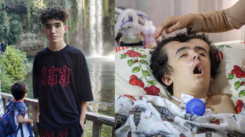 Arkadaşlarıyla yüzmeye gitti! Hayatı kabusa döndü! Makinelere bağlı yaşıyor - Resim: 1