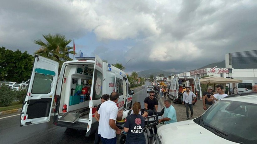 Bodrum'da can pazarı! Midibüs dere yatağına düştü! Çok sayıda yaralı - Resim: 2