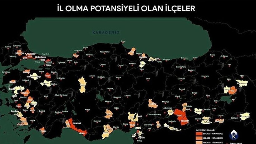 82. il olmaya çok yakın! Bu liste çok konuşulur! İşte il olma potansiyeli en yüksek 67 ilçe - Resim: 5