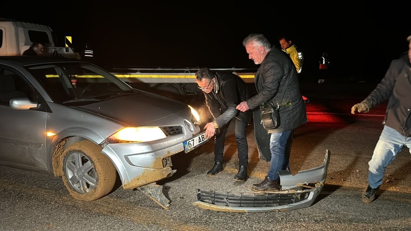 Zonguldak-Ankara kara yolunda meydana gelen heyelan sonrası çalışmalar devam ediyor - Resim: 5