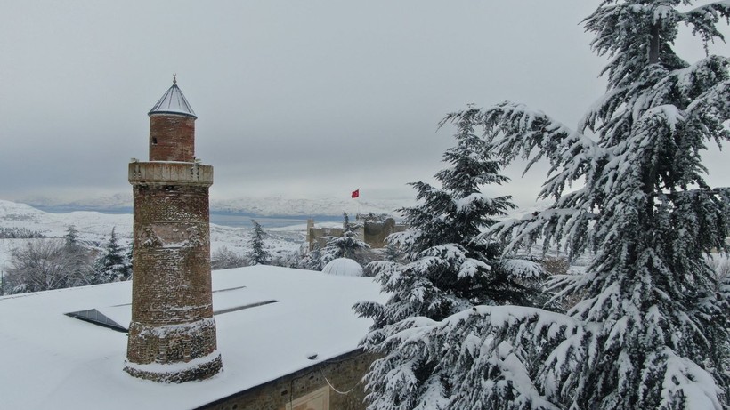 Harput'a kar yağdı, ortaya kartpostallık görüntüler çıktı - Resim: 6