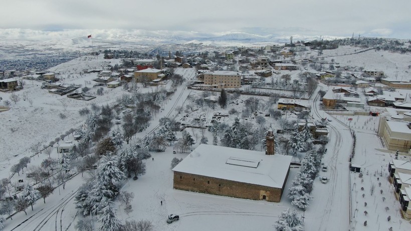 Harput'a kar yağdı, ortaya kartpostallık görüntüler çıktı - Resim: 5