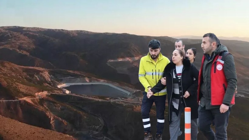 Erzincan'da maden faciası| İşçiler saatler önce 'çökecek' diye uyarmış! Eşiyle son telefonu... - Resim: 1