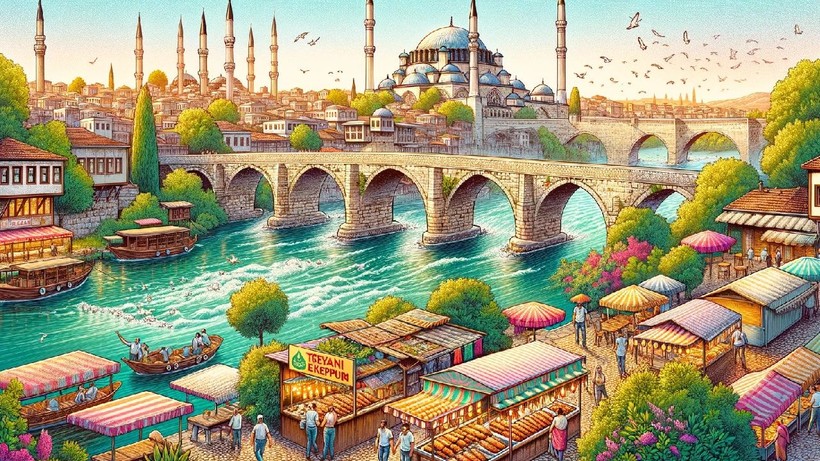 Yapay zeka Türkiye'nin şehirlerini çizdi - Resim: 8
