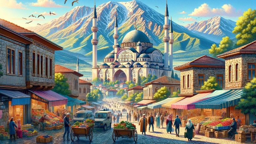 Yapay zeka Türkiye'nin şehirlerini çizdi - Resim: 22