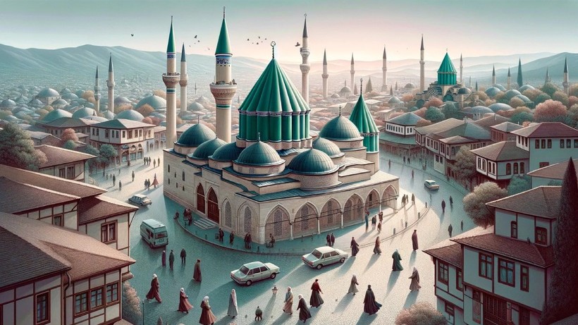Yapay zeka Türkiye'nin şehirlerini çizdi - Resim: 10