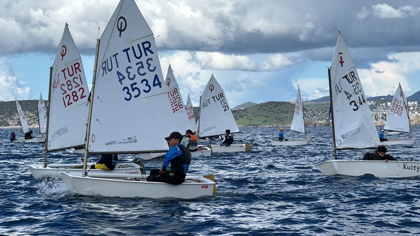 12. Bodrum Uluslararası Optimist Yarışları başladı - Resim: 2