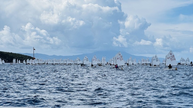12. Bodrum Uluslararası Optimist Yarışları başladı - Resim: 7