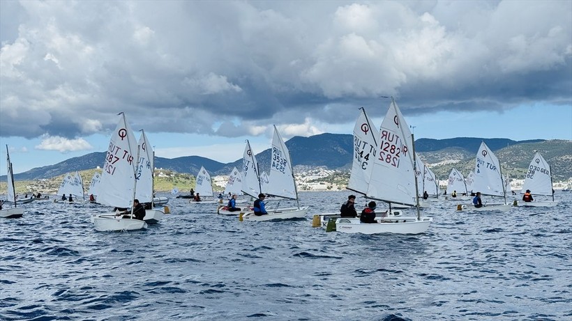 12. Bodrum Uluslararası Optimist Yarışları başladı - Resim: 8