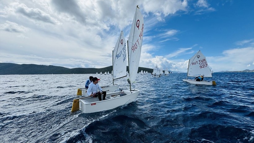 12. Bodrum Uluslararası Optimist Yarışları başladı - Resim: 9