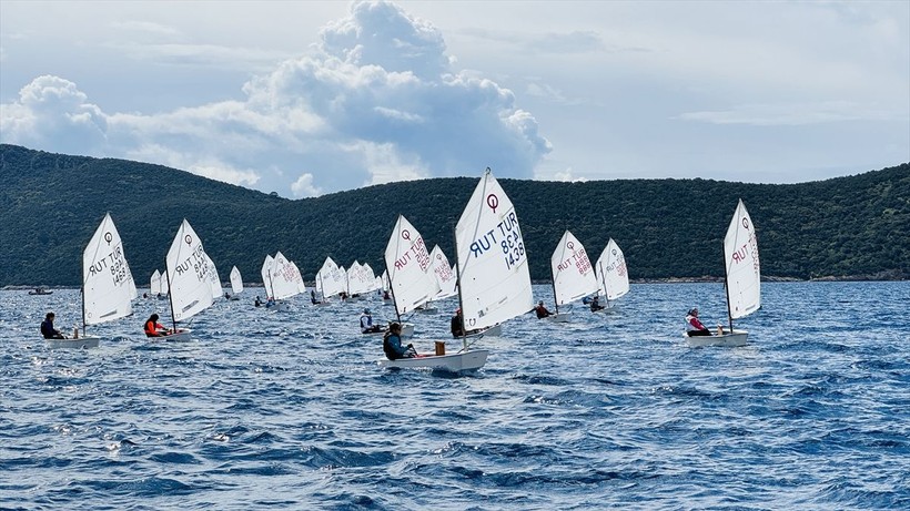 12. Bodrum Uluslararası Optimist Yarışları başladı - Resim: 13