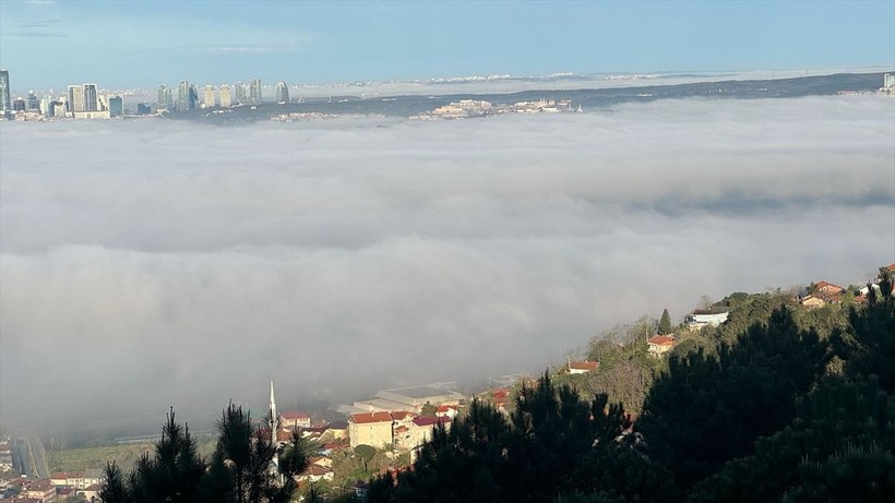 İstanbul'da bayram tatili için yola çıkanlar sis şaşkınlığı yaşadı - Resim: 10