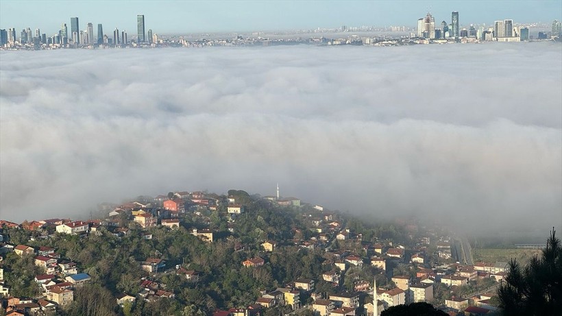 İstanbul'da bayram tatili için yola çıkanlar sis şaşkınlığı yaşadı - Resim: 11