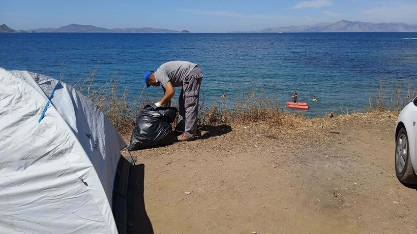 Bodrum'da tatilcilerden geriye çöpleri kaldı - Resim: 2