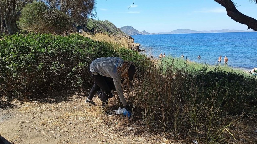 Bodrum'da tatilcilerden geriye çöpleri kaldı - Resim: 1