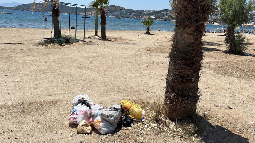 Bodrum'da tatilcilerden geriye çöpleri kaldı - Resim: 8