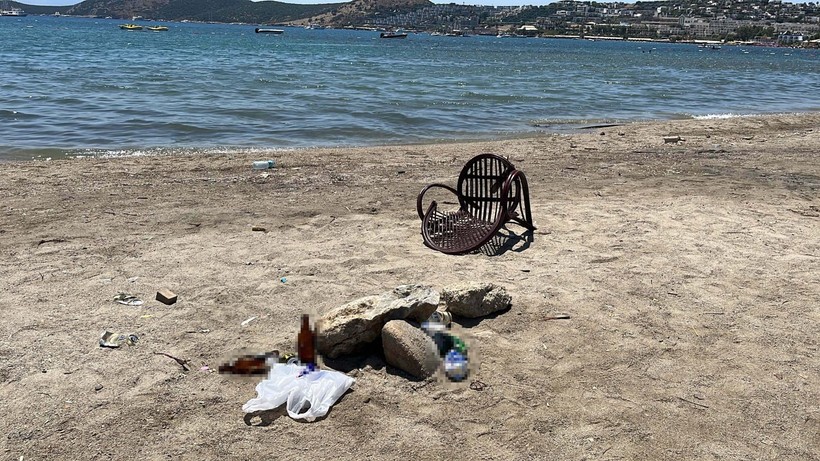 Bodrum'da tatilcilerden geriye çöpleri kaldı - Resim: 6