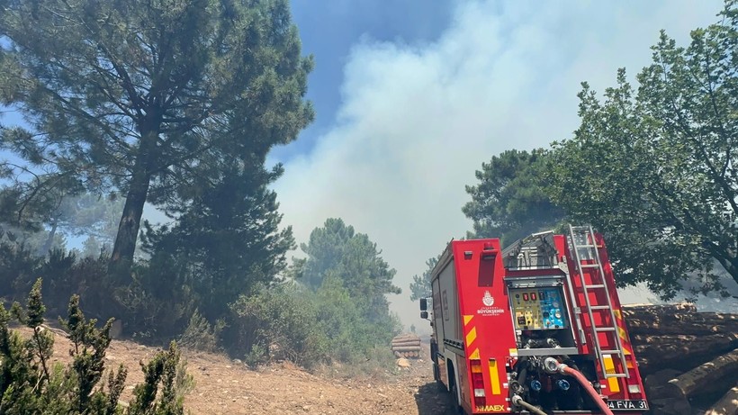 Aydos Ormanı'nda yangın çıktı - Resim: 9