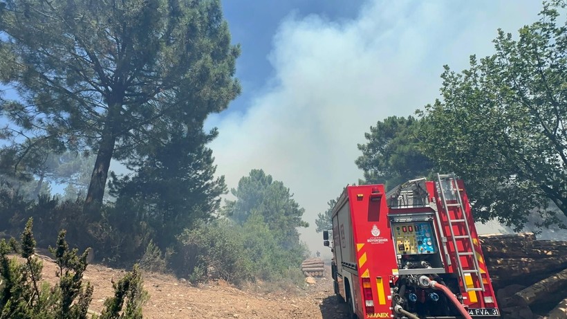 Aydos Ormanı'nda yangın çıktı - Resim: 8