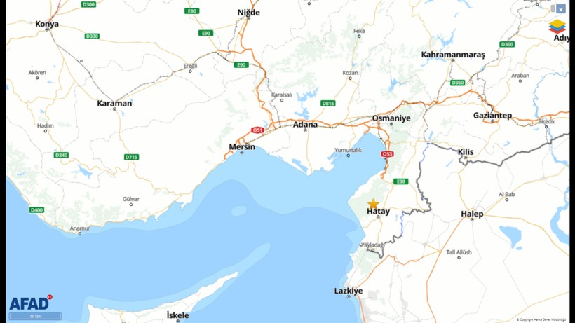 Hatay’ın Antakya ilçesinde 3.9 büyüklüğünde deprem meydana geldi - Resim : 1