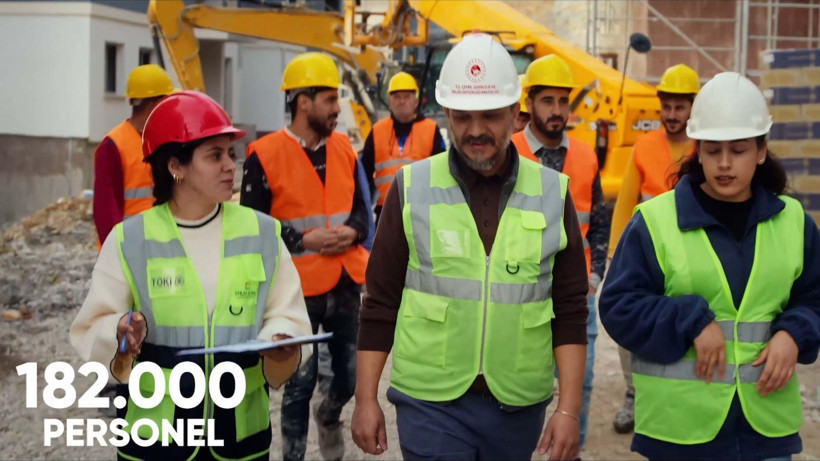 Bakan Kurum, deprem bölgesi klibiyle 1 Mayıs Emek ve Dayanışma Günü'nü kutladı - Resim: 16