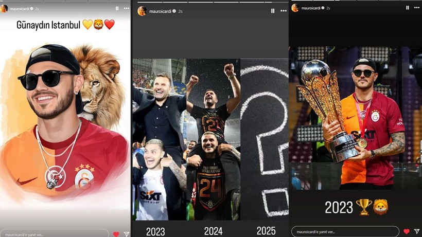 Mauro Icardi, kutlamalar için İstanbul'a geldi! Taraftarı coşturan paylaşımlar peş peşe🦁 - Resim: 1